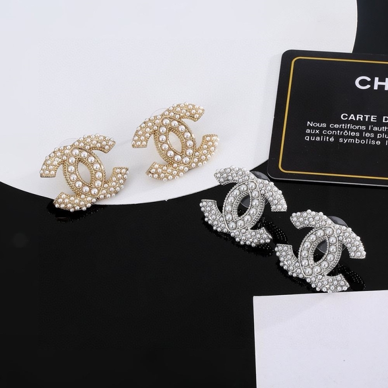 Ch*el earrings